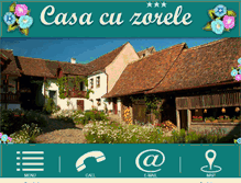 Tablet Screenshot of casa-cu-zorele.ro